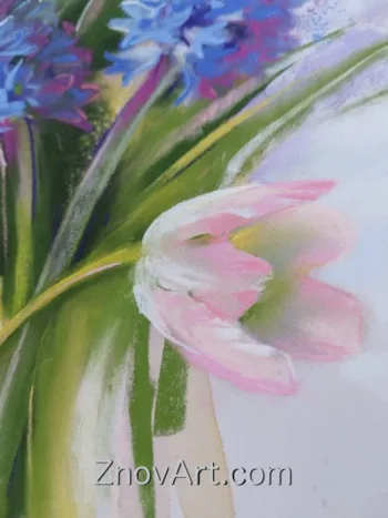 Spring. Tulips and hyacinths - Image 3