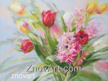 Tulips and hyacinths