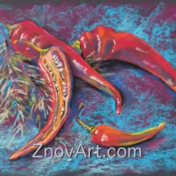 Red peppers