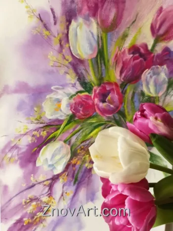 Spring mood. Tulips - Image 2
