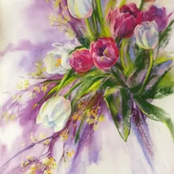 Spring mood. Tulips