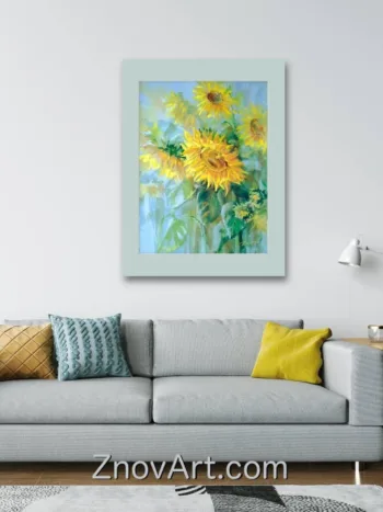 Sunny day. Sunflowers - Image 2