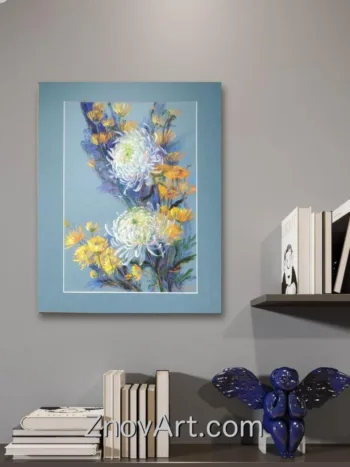 White chrysanthemums - Image 2