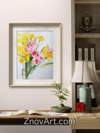 Tulips and daffodils - Image 3