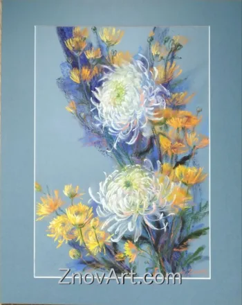 White chrysanthemums - Image 3