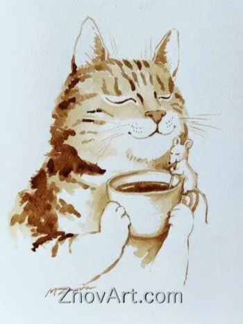 Cat's happiness