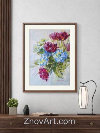 Tulips and Hydrangea - Image 2