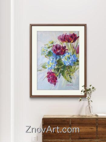 Tulips and Hydrangea - Image 3
