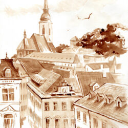 The roofs of Bratislava