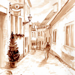 Streets of the old town, Bratislava