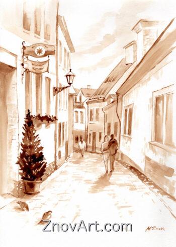 Streets of the old town, Bratislava