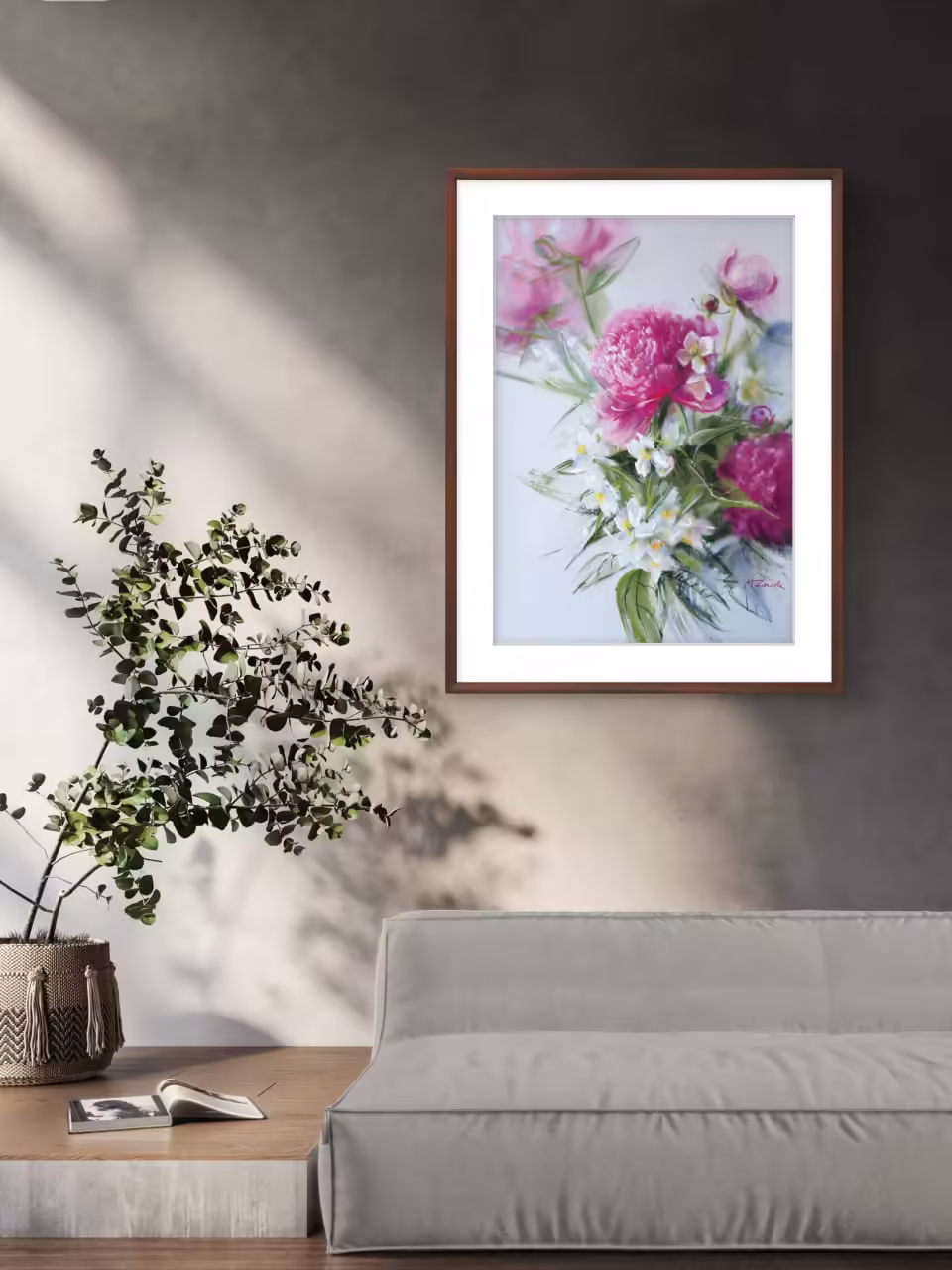 Fragrant Embrace: The Peony and Jasmine Dance - Image 2