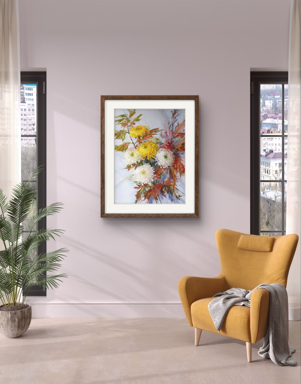 Autumn Chrysanthemums - Image 2