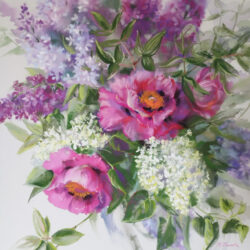 Lilac and Peonies