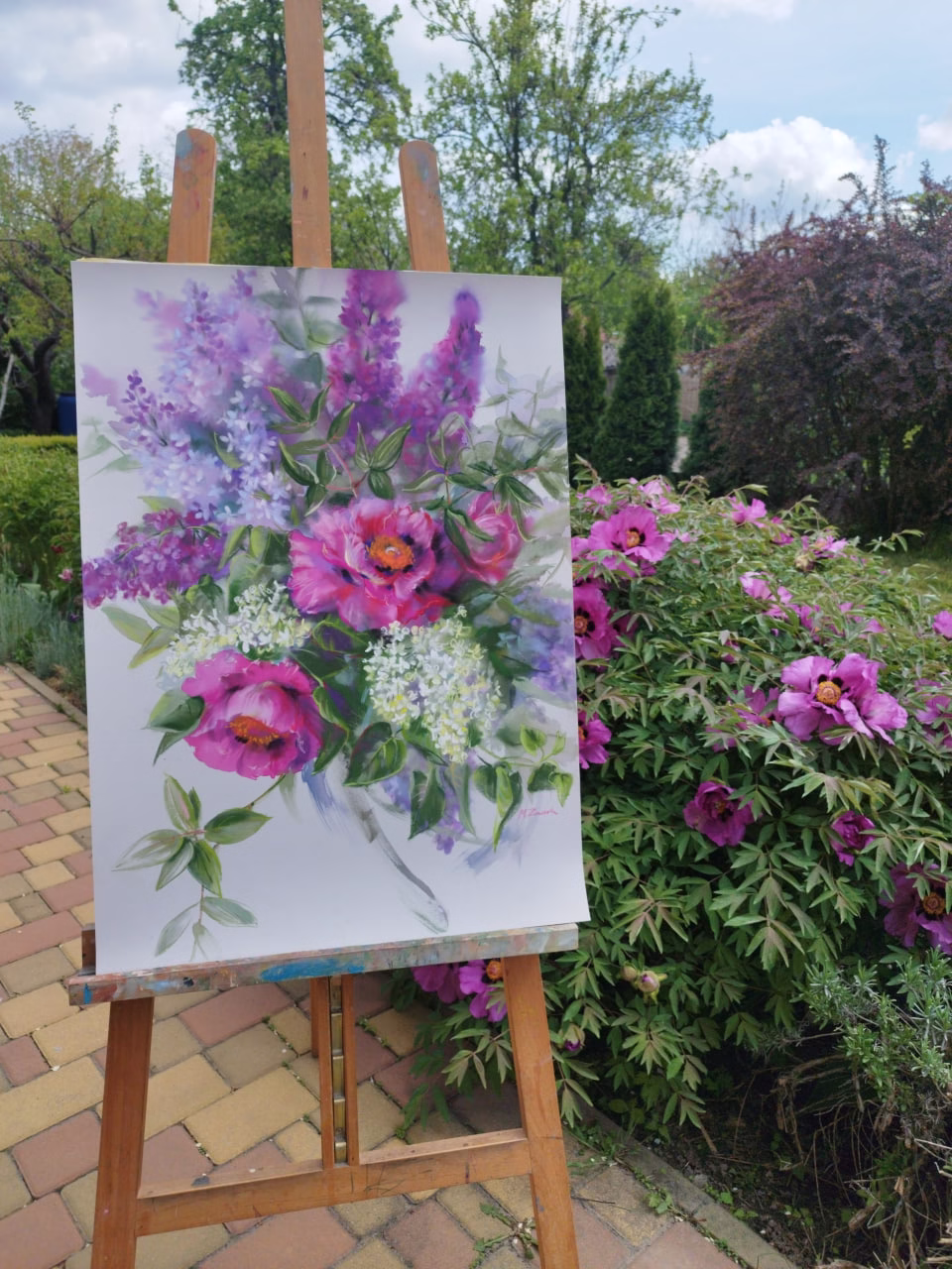 Lilac and Peonies - Image 2