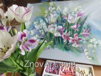 Tulips and Alstroemeria - Image 4