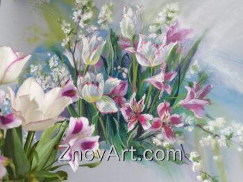 Tulips and Alstroemeria - Image 2