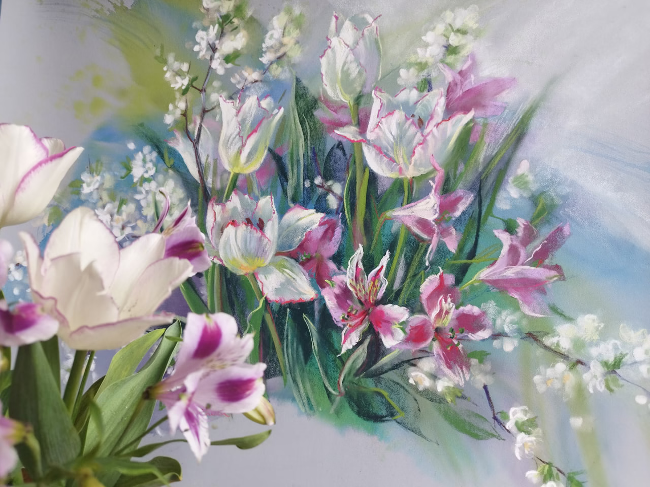 Tulips and Alstroemeria - Image 2